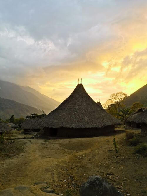 Kolumbien Kogi Hütte